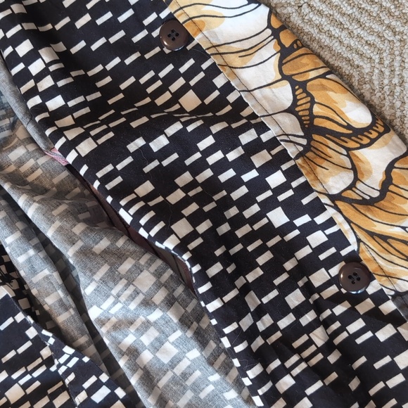 Bar III Reversible Tulip Floral Multicolor Cotton Duvet Comforter Cover Twin - Picture 8 of 8